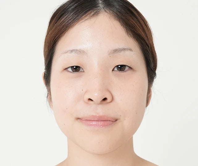 使用前の素肌