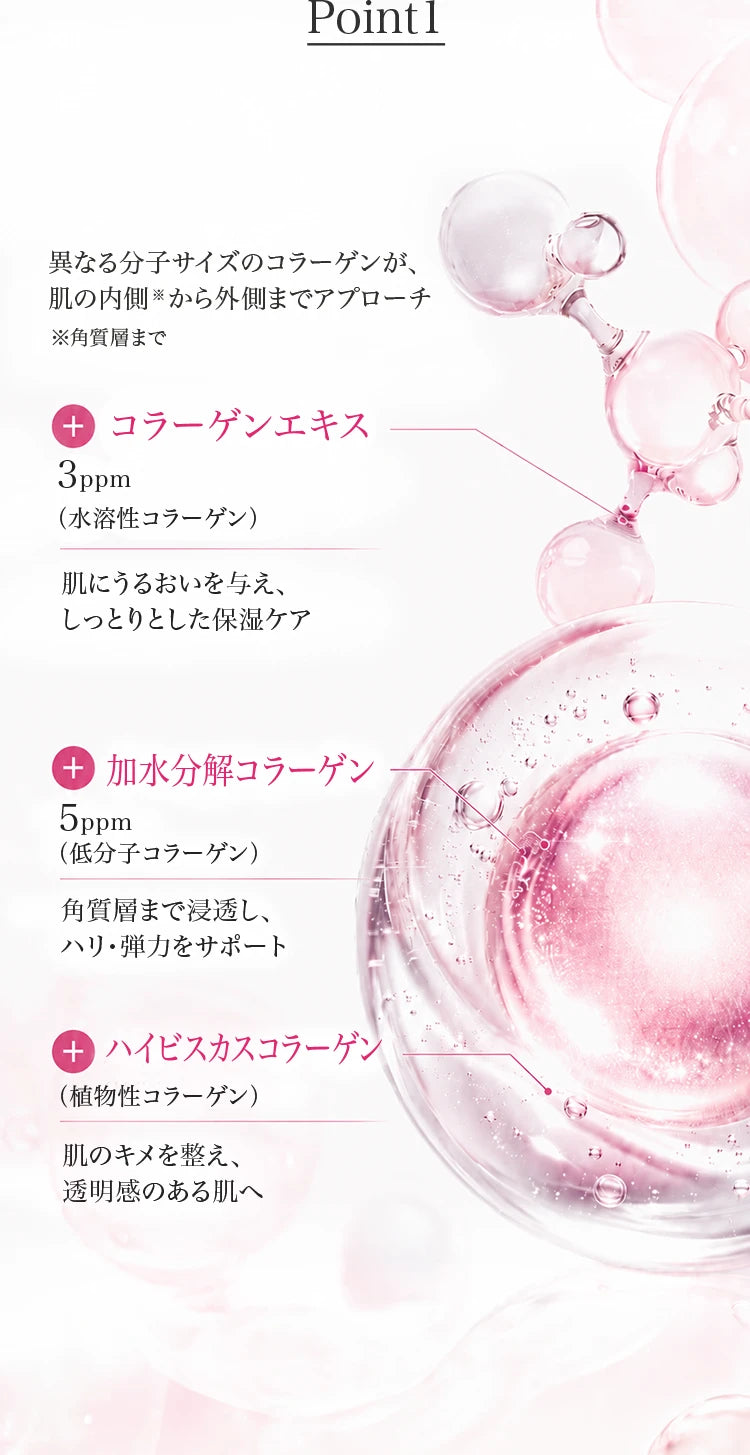3種のコラーゲンの説明図